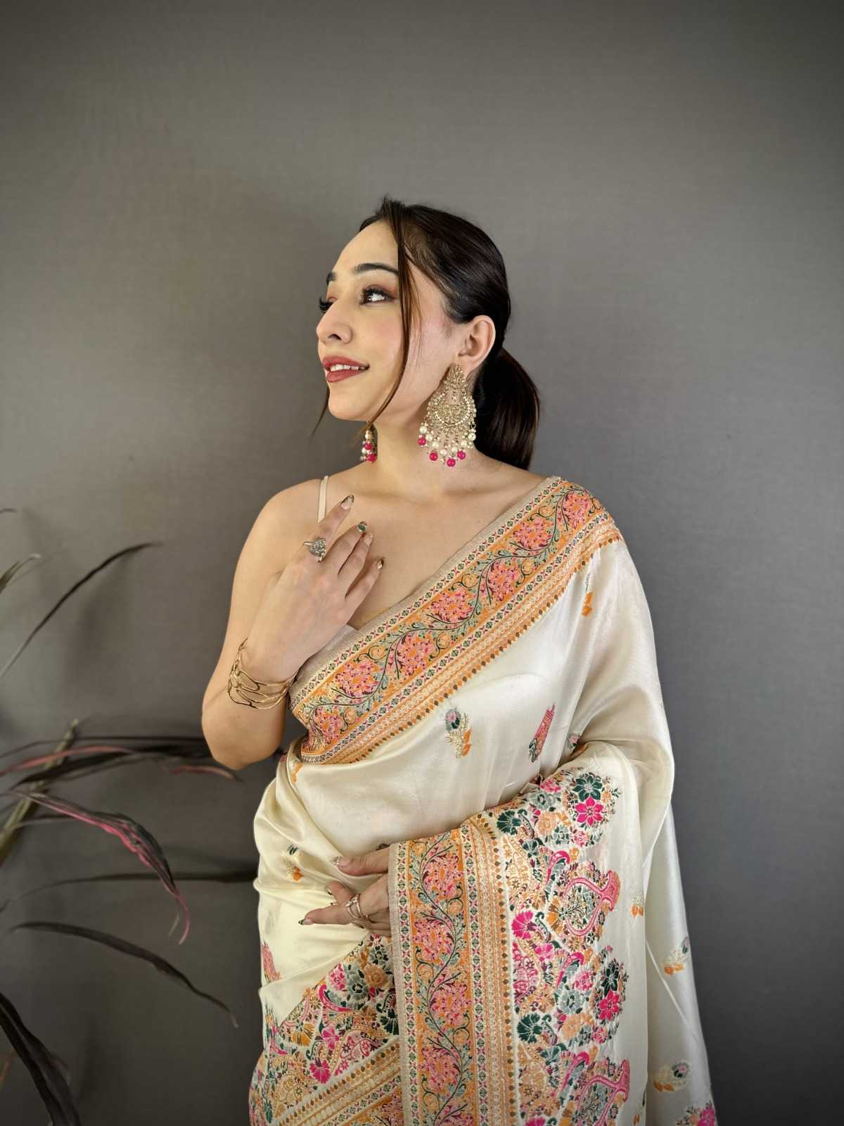 YNF Wholesale Pashmina Designer Sarees  | Surat Manufacturer