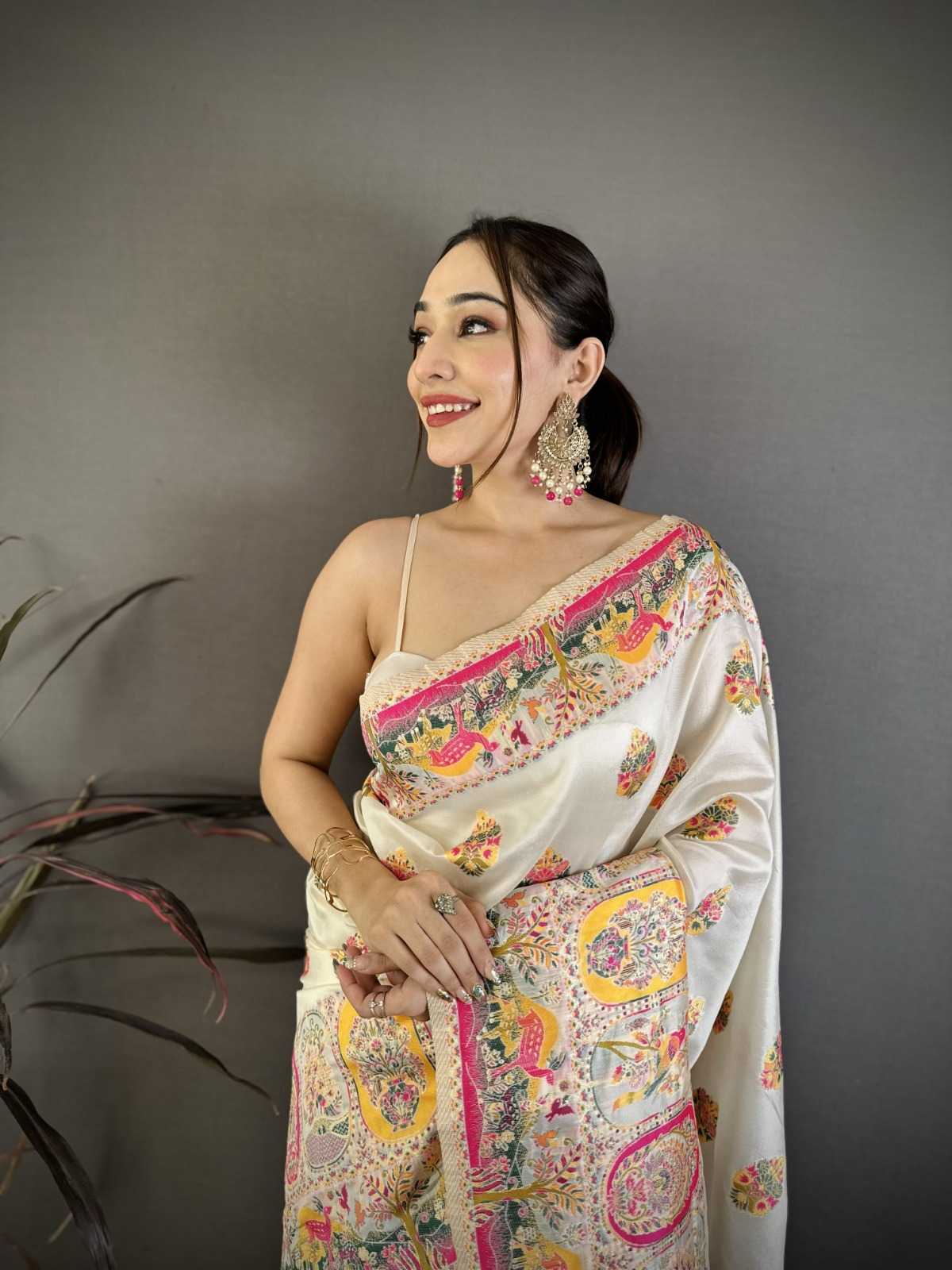 YNF Wholesale Pashmina Designer Sarees  | Surat Manufacturer