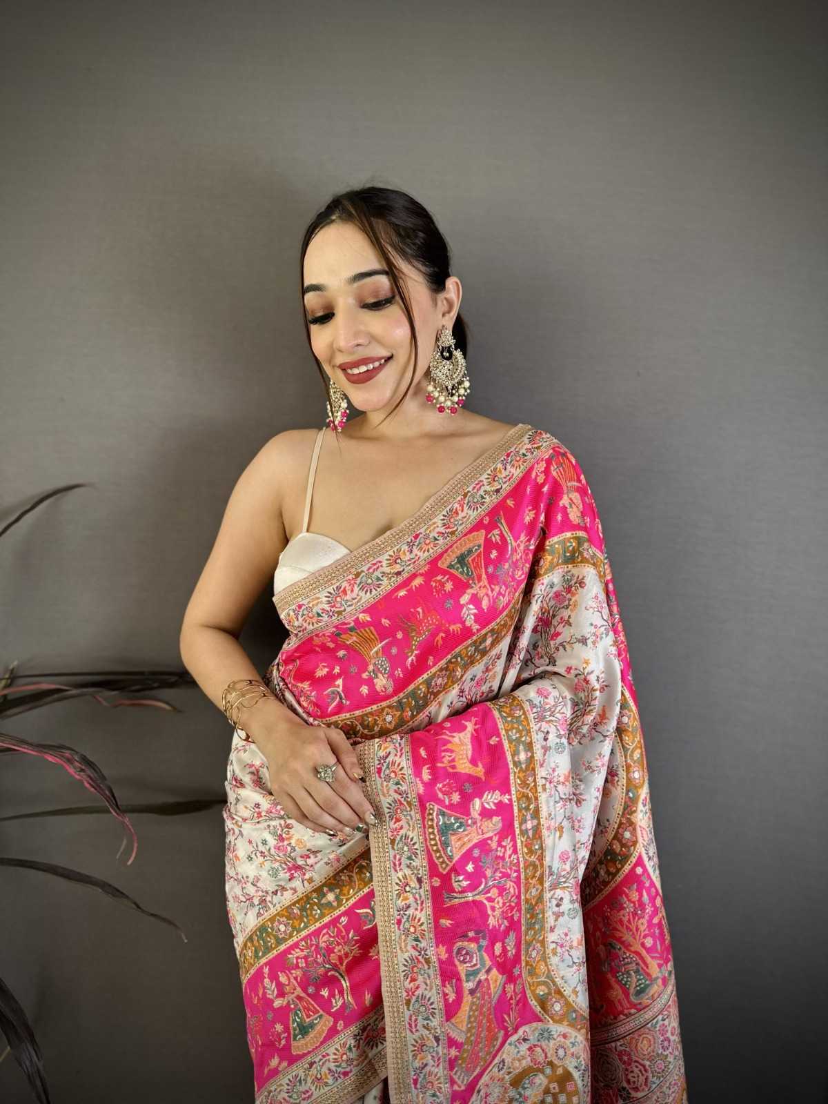 YNF Wholesale Pashmina Designer Sarees  | Surat Manufacturer