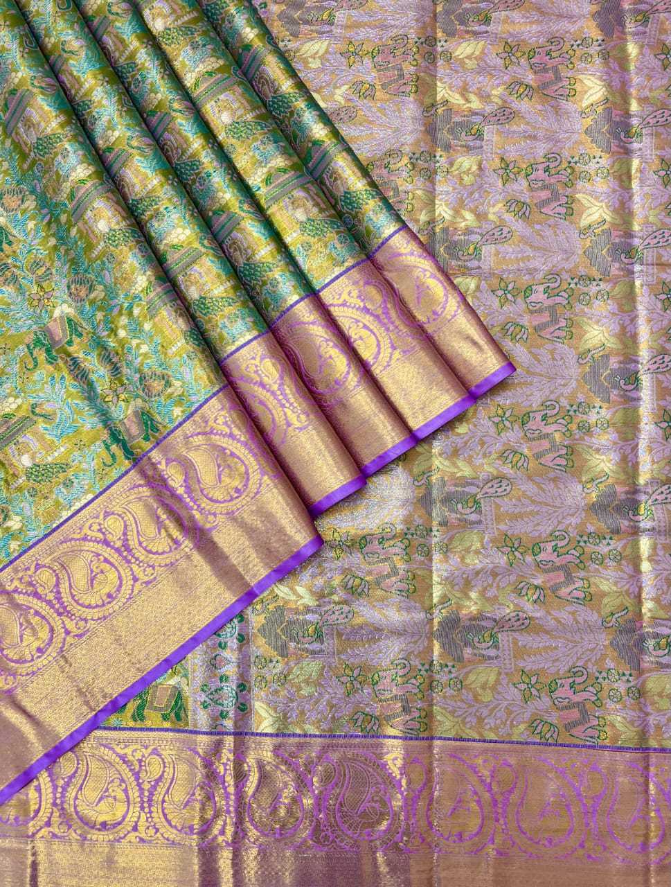 YNF Wholesale Kanjivaram Silk Embroidered Sarees  | Surat Manufacturer