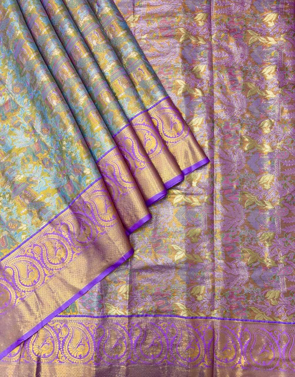 YNF Wholesale Kanjivaram Silk Embroidered Sarees  | Surat Manufacturer