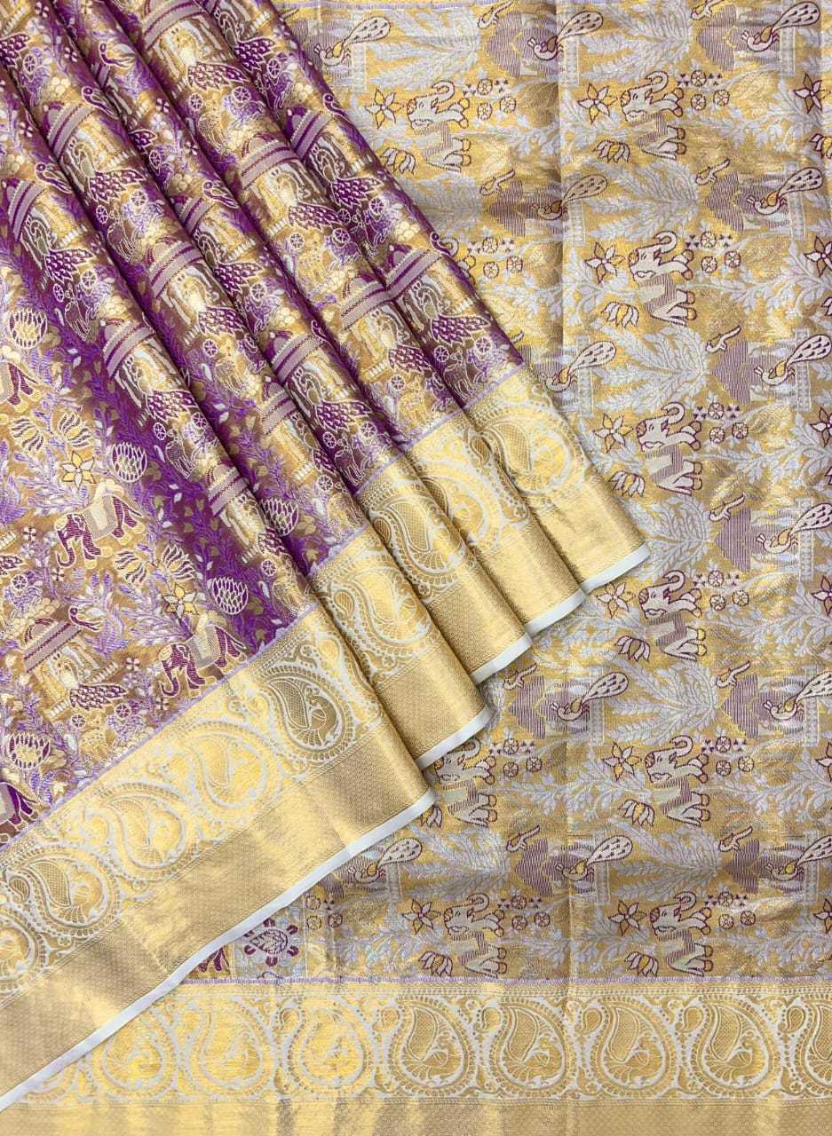 YNF Wholesale Kanjivaram Silk Embroidered Sarees  | Surat Manufacturer