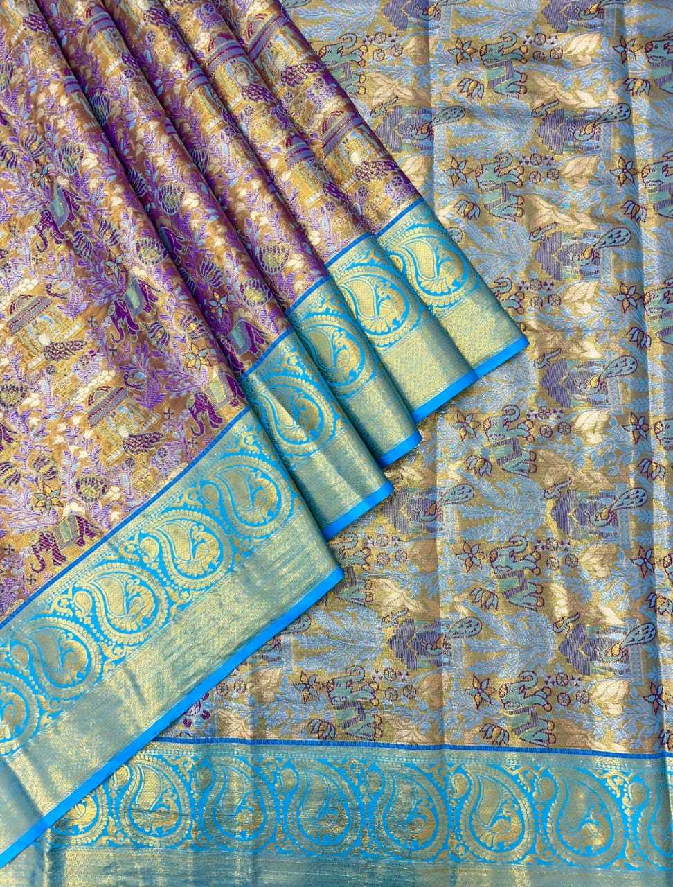 YNF Wholesale Kanjivaram Silk Embroidered Sarees  | Surat Manufacturer