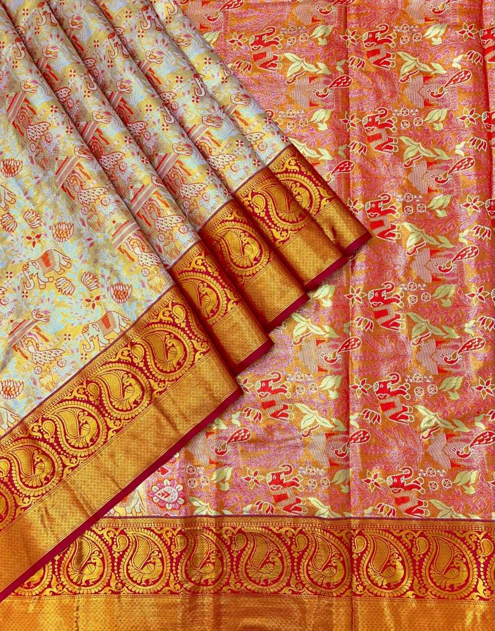YNF Wholesale Kanjivaram Silk Embroidered Sarees  | Surat Manufacturer