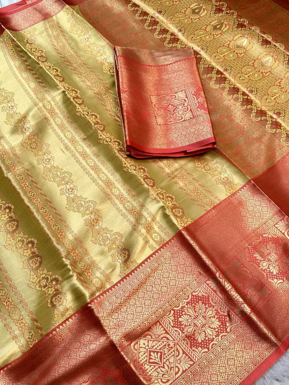 YNF Wholesale Kanjivaram Silk Floral Sarees  | Surat Manufacturer