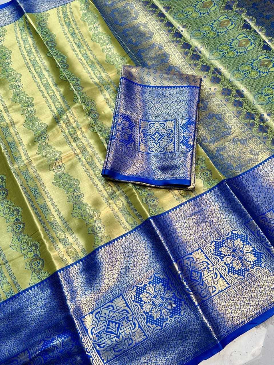 YNF Wholesale Kanjivaram Silk Floral Sarees  | Surat Manufacturer