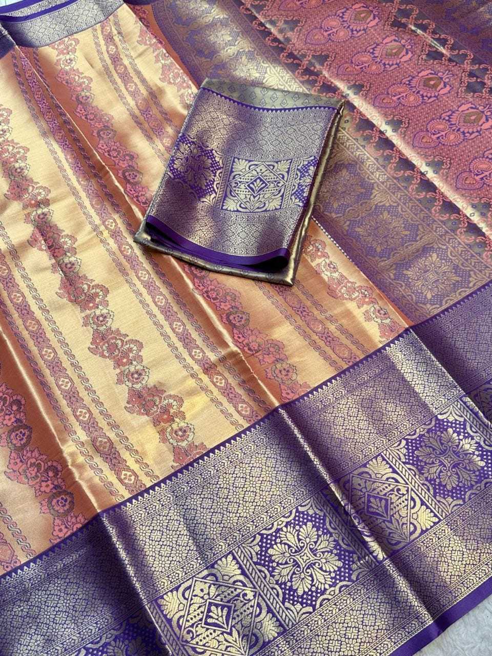 YNF Wholesale Kanjivaram Silk Floral Sarees  | Surat Manufacturer