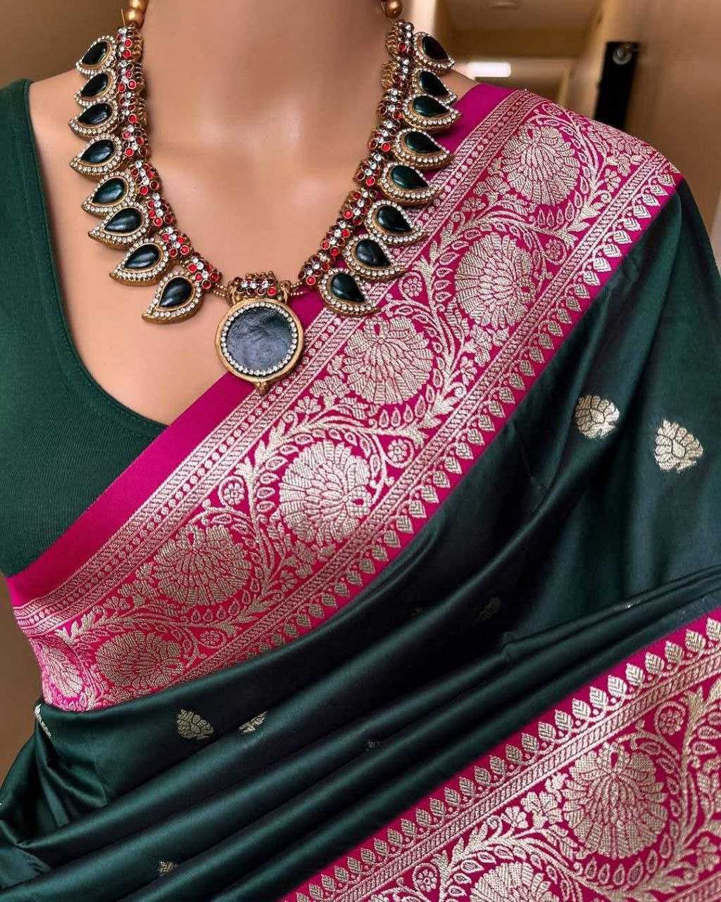 YNF Wholesale Banarasi Soft Silk Butta Sarees  | Surat Manufacturer