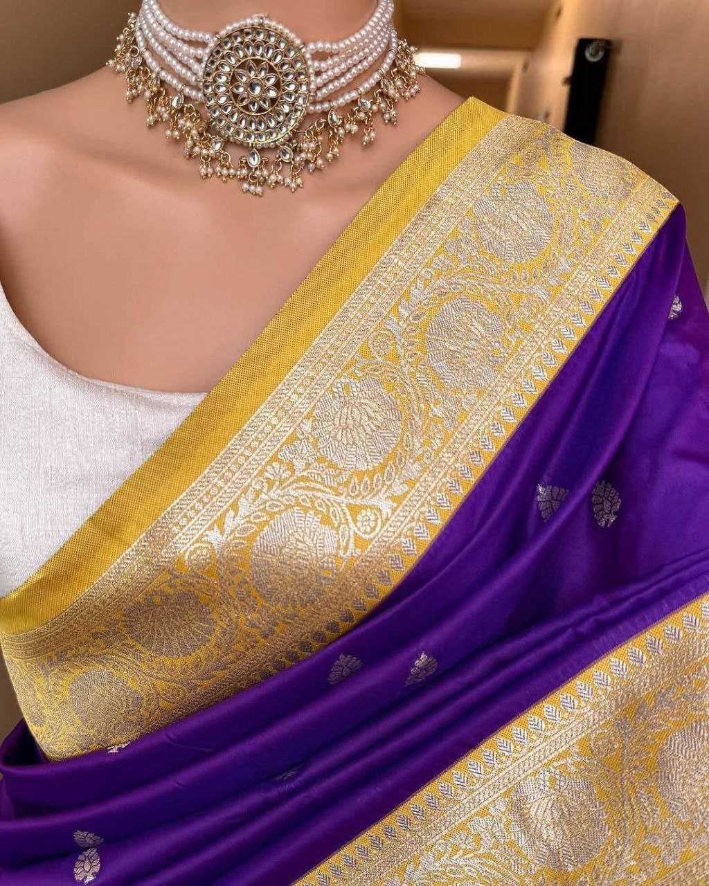 YNF Wholesale Banarasi Soft Silk Butta Sarees  | Surat Manufacturer