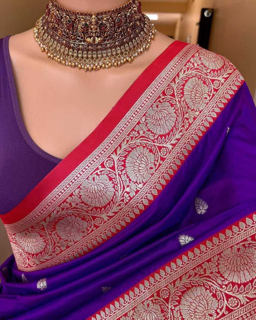 YNF Wholesale Banarasi Soft Silk Butta Sarees  | Surat Manufacturer