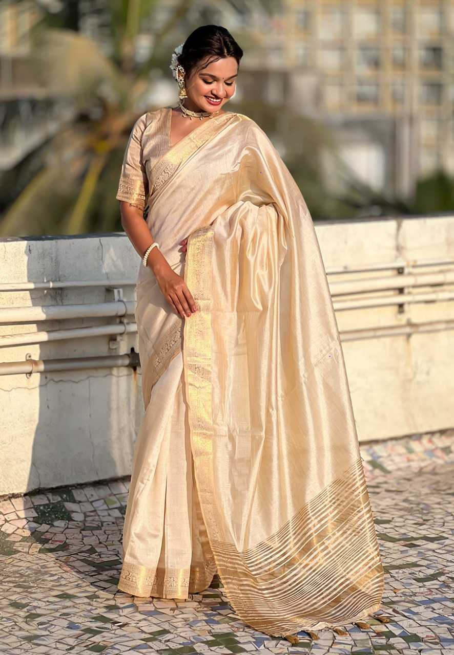 YNF Wholesale Tussar Silk Traditional Sarees  | Surat Manufacturer