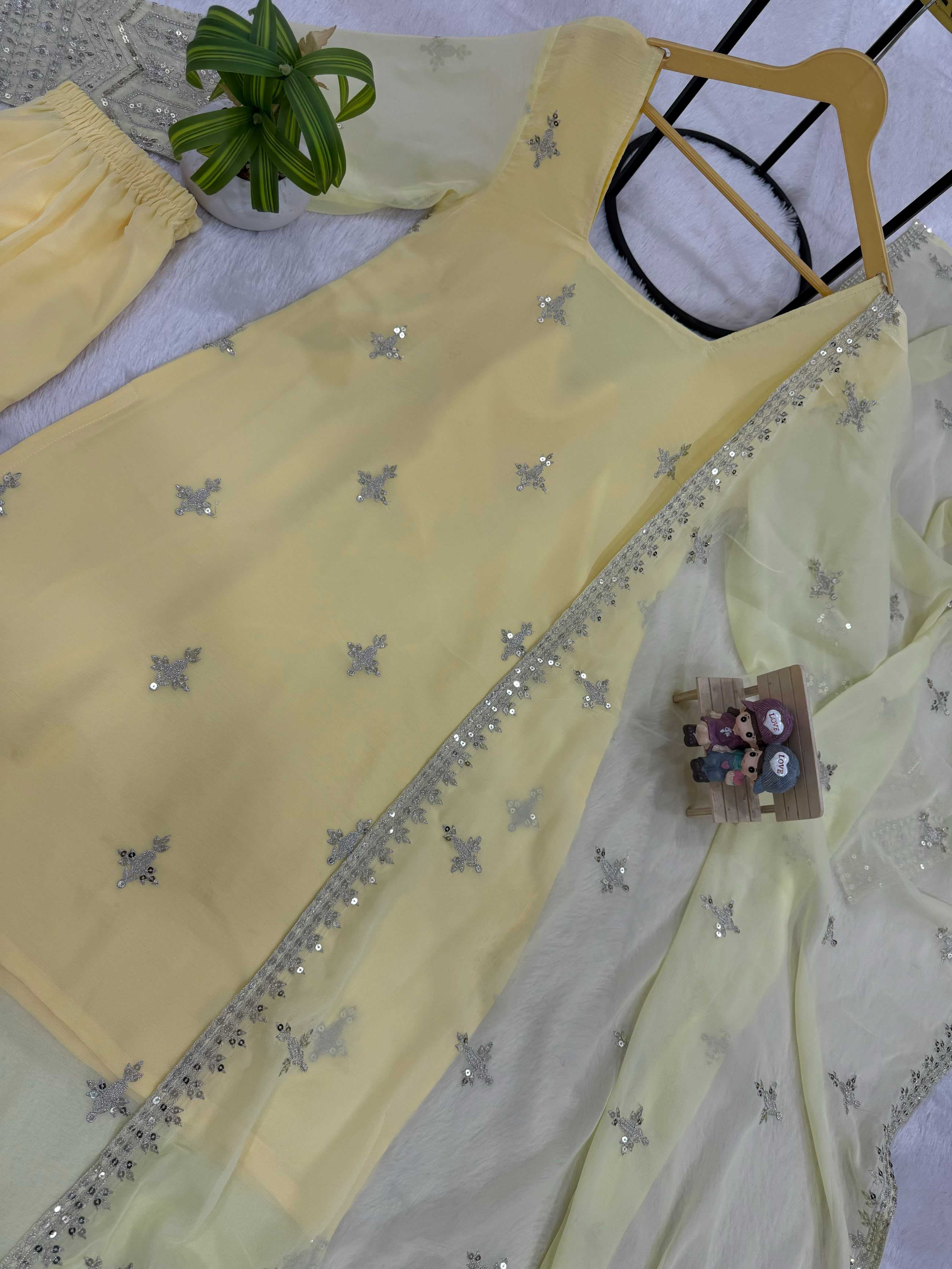 YNF Wholesale Faux Georgette Designer Kurtis  | Surat Manufacturer