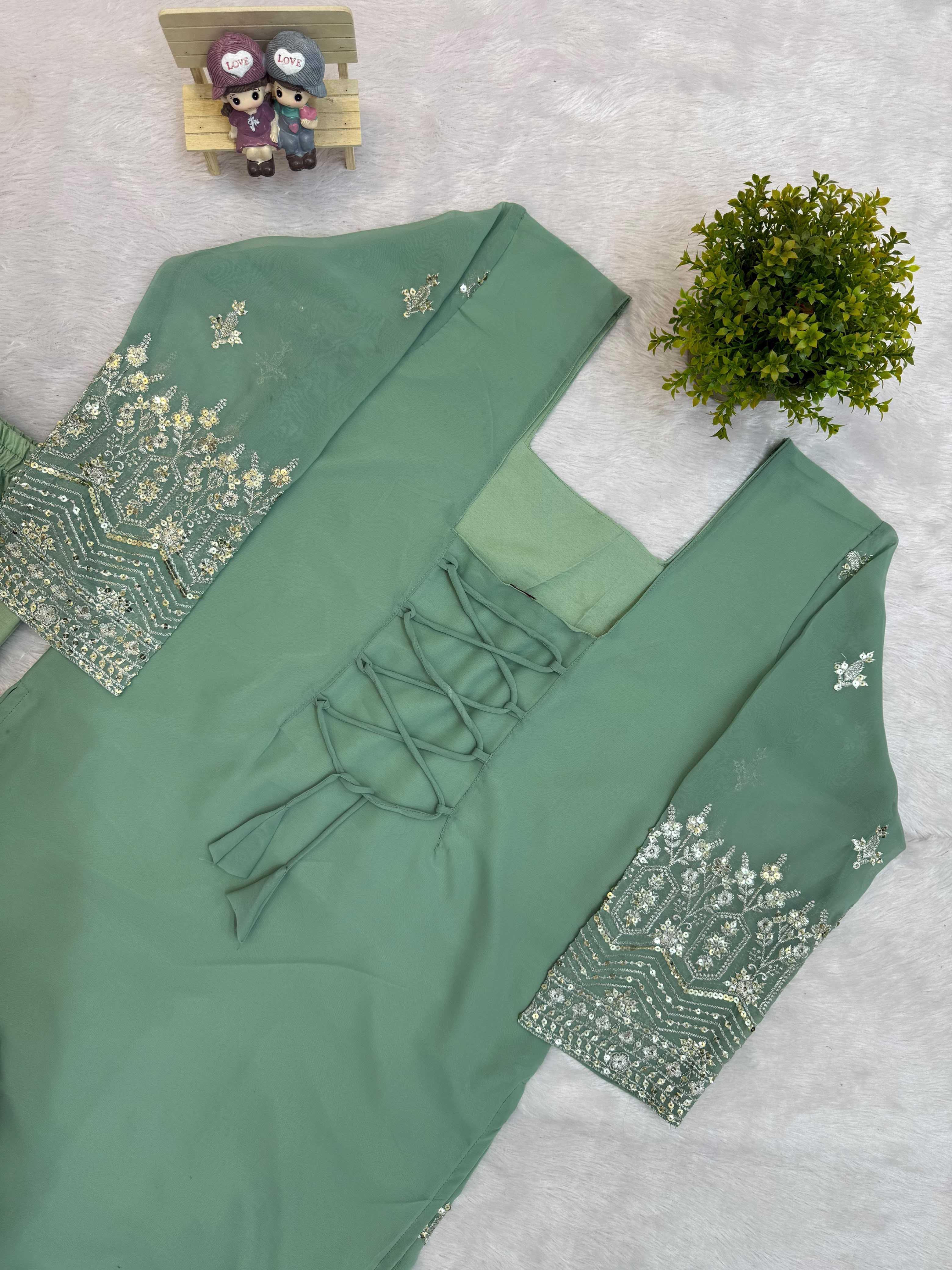YNF Wholesale Faux Georgette Designer Kurtis  | Surat Manufacturer