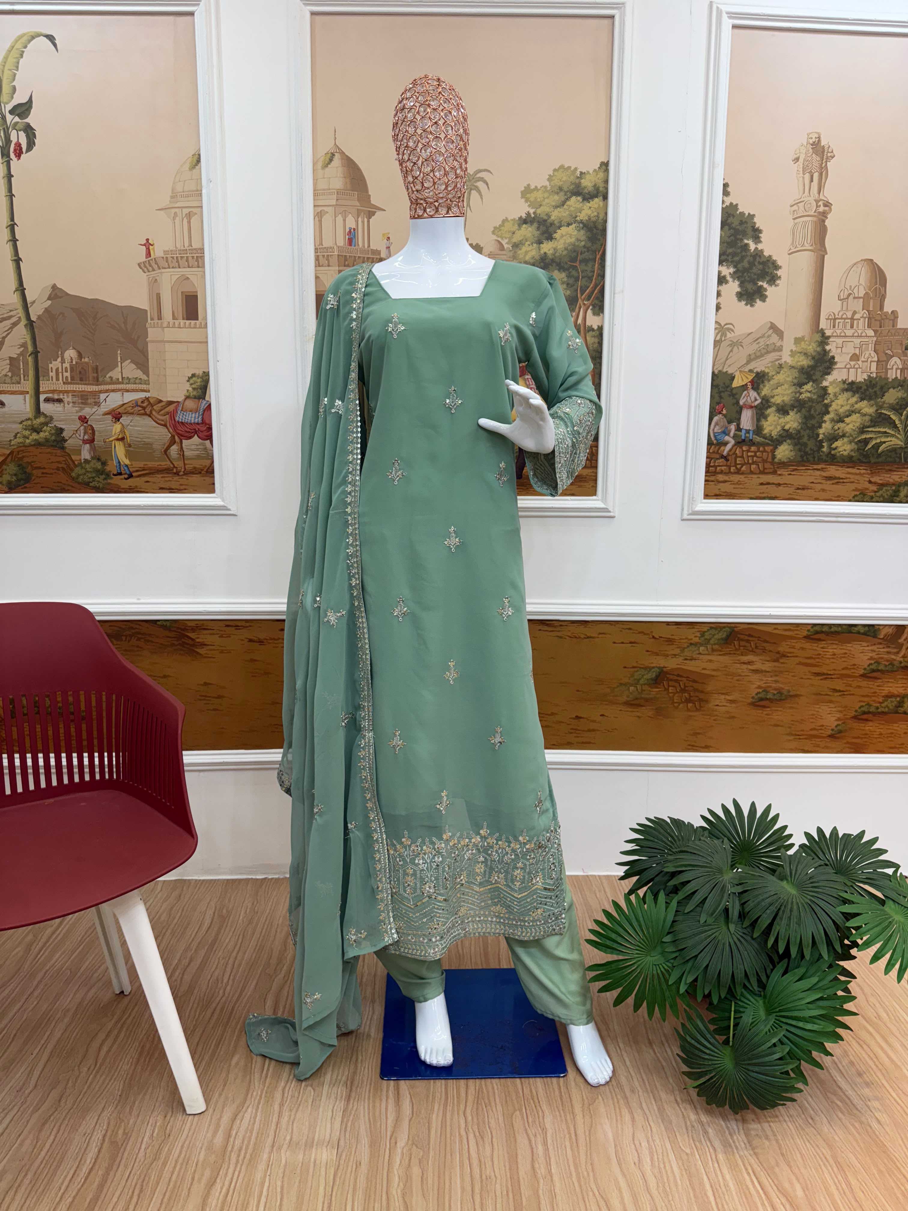 YNF Wholesale Faux Georgette Designer Kurtis  | Surat Manufacturer
