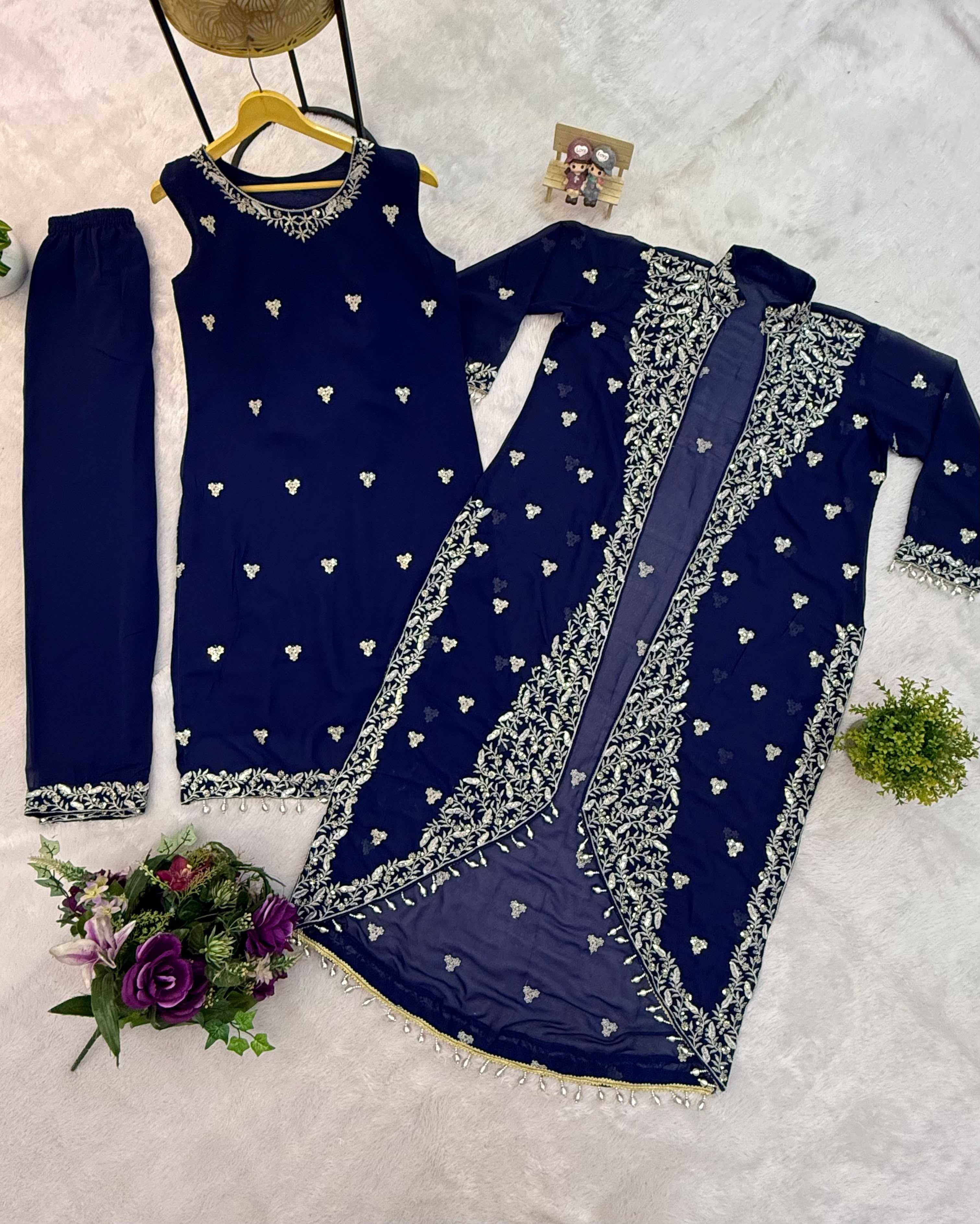 YNF Wholesale Faux Georgette Fancy Kurti  | Surat Manufacturer
