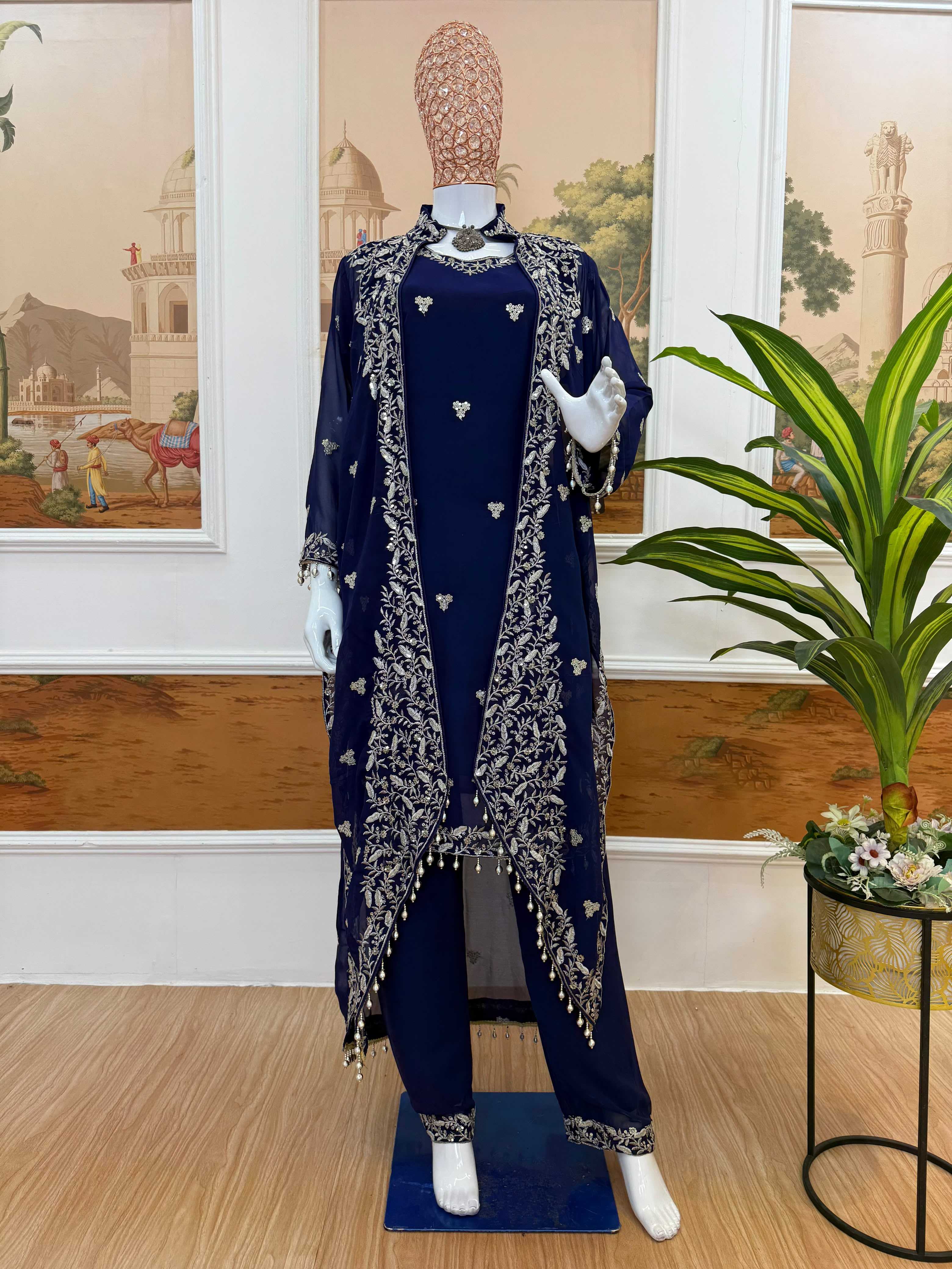 YNF Wholesale Faux Georgette Fancy Kurti  | Surat Manufacturer