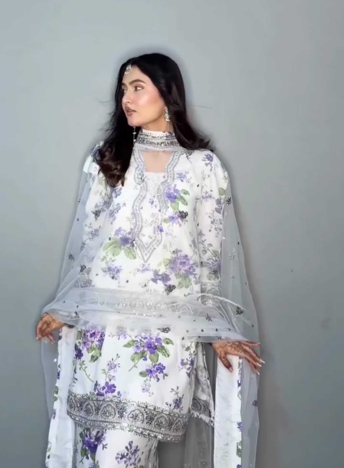 YNF Wholesale Faux Georgette Georgette Kurti  | Surat Manufacturer