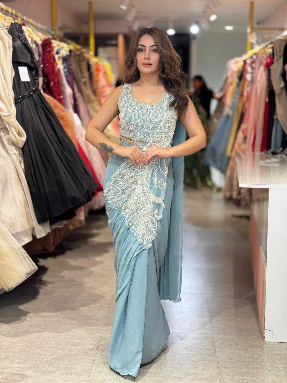 YNF Wholesale Rangoli Silk Ready To Wear Sarees  | Surat Manufacturer