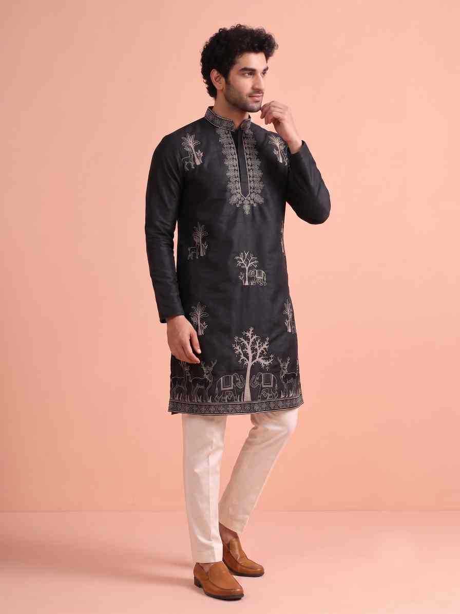 YNF Wholesale Satin Mens Kurta Pyjama  | Surat Manufacturer