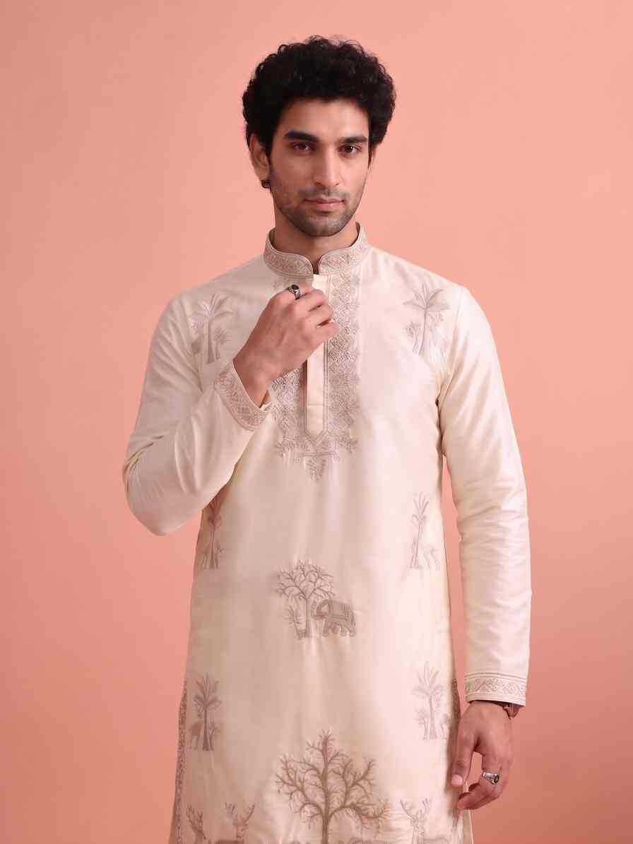 YNF Wholesale Satin Mens Kurta Pyjama  | Surat Manufacturer