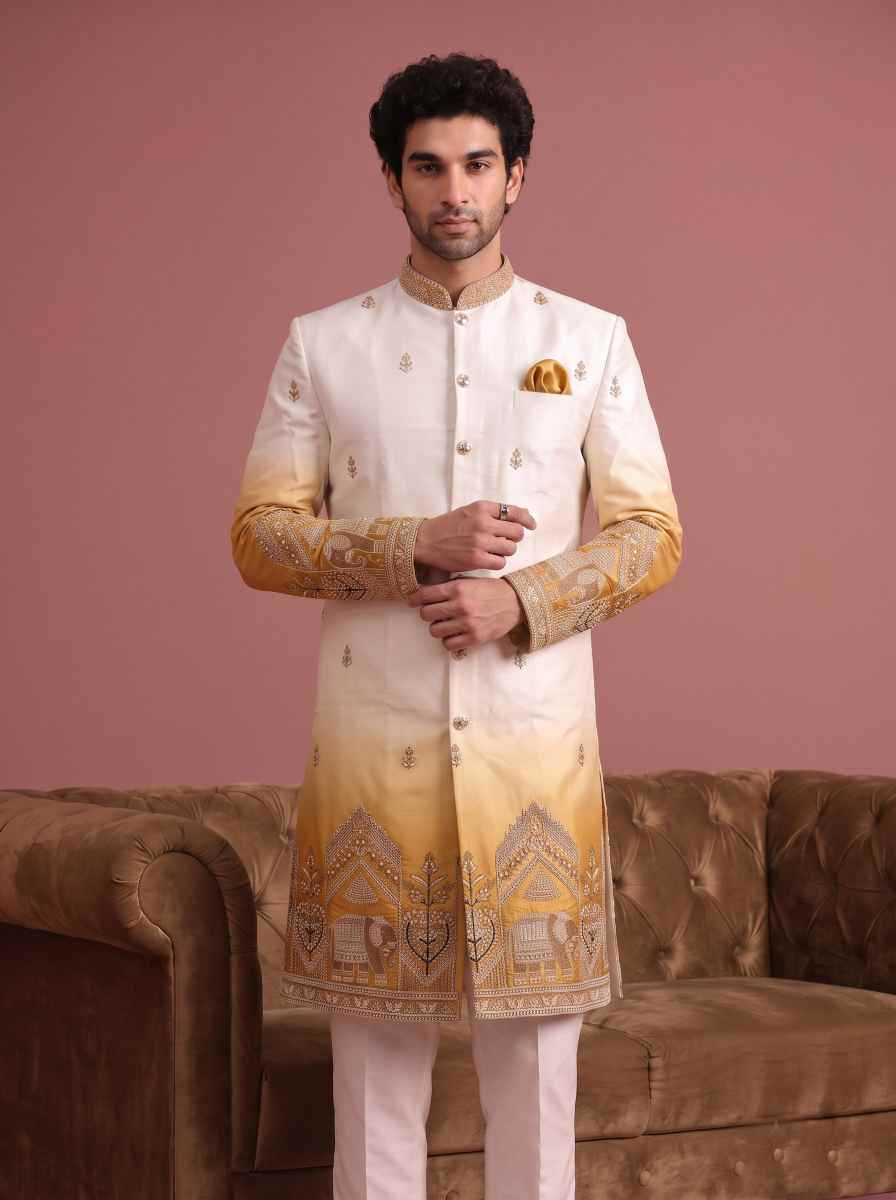 YNF Wholesale Satin Indo Western  | Surat Manufacturer