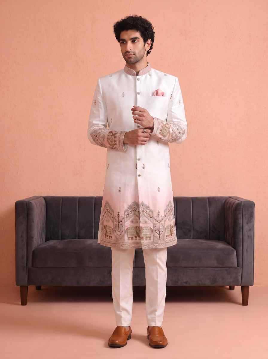 YNF Wholesale Satin Indo Western  | Surat Manufacturer