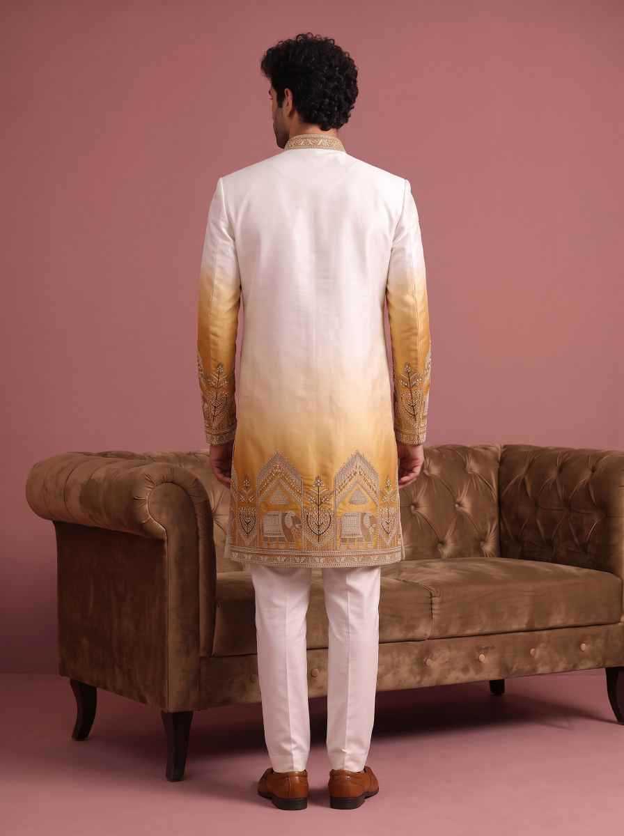 YNF Wholesale Satin Indo Western  | Surat Manufacturer