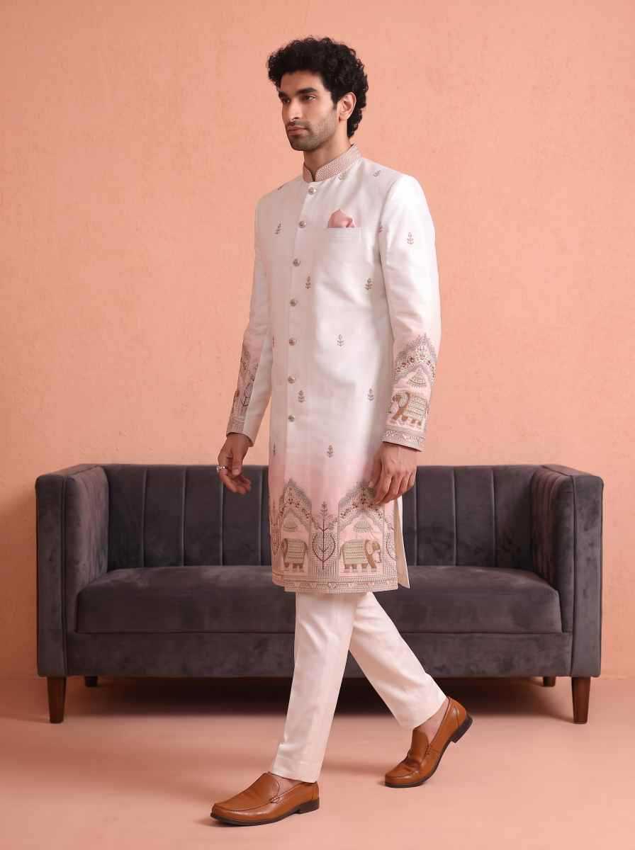 YNF Wholesale Satin Indo Western  | Surat Manufacturer