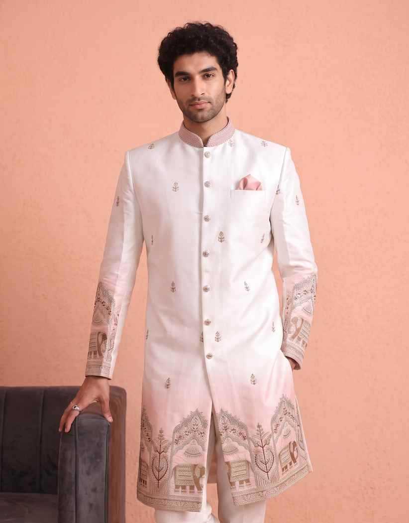 YNF Wholesale Satin Indo Western  | Surat Manufacturer