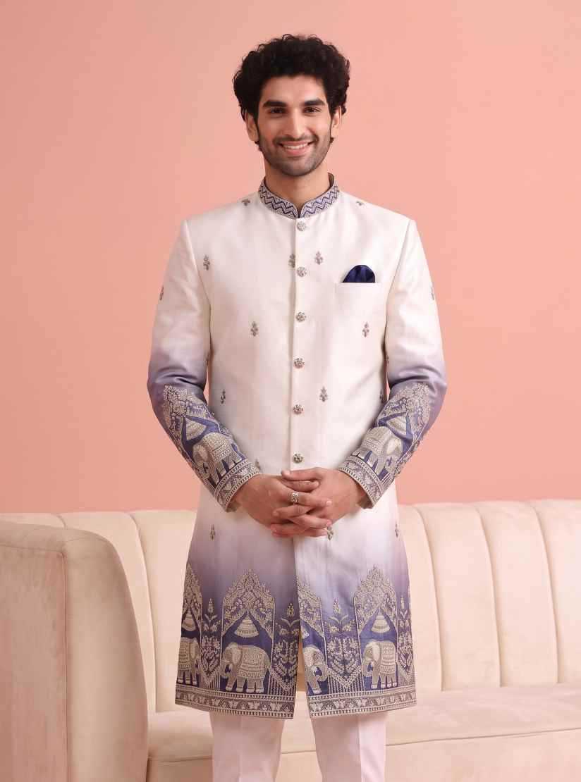 YNF Wholesale Satin Indo Western  | Surat Manufacturer