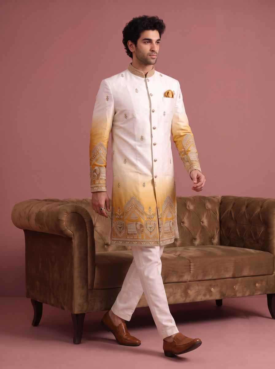 YNF Wholesale Satin Indo Western  | Surat Manufacturer