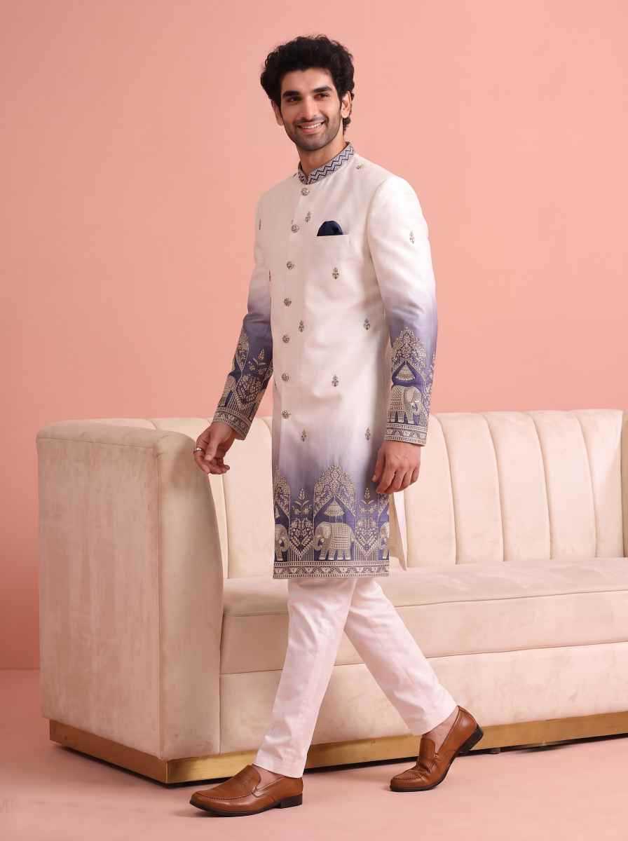 YNF Wholesale Satin Indo Western  | Surat Manufacturer