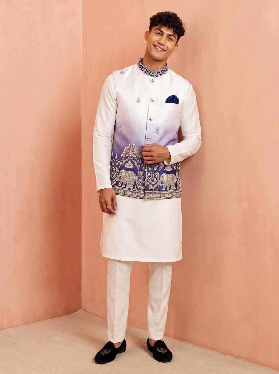 YNF Wholesale Banarasi Soft Silk Mens Kurta Pyjama  | Surat Manufacturer