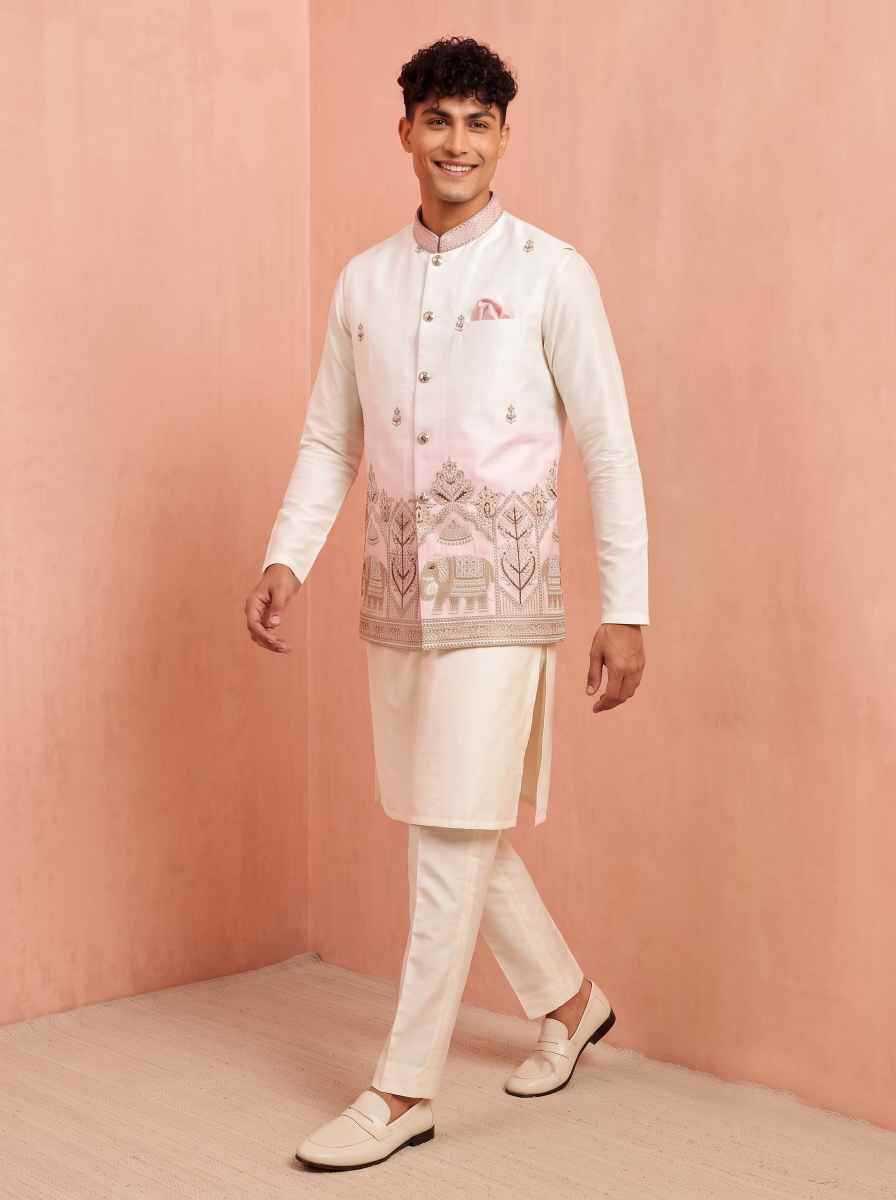 YNF Wholesale Banarasi Soft Silk Mens Kurta Pyjama  | Surat Manufacturer