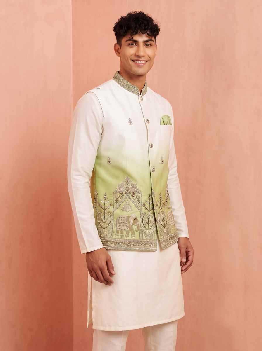 YNF Wholesale Banarasi Soft Silk Mens Kurta Pyjama  | Surat Manufacturer