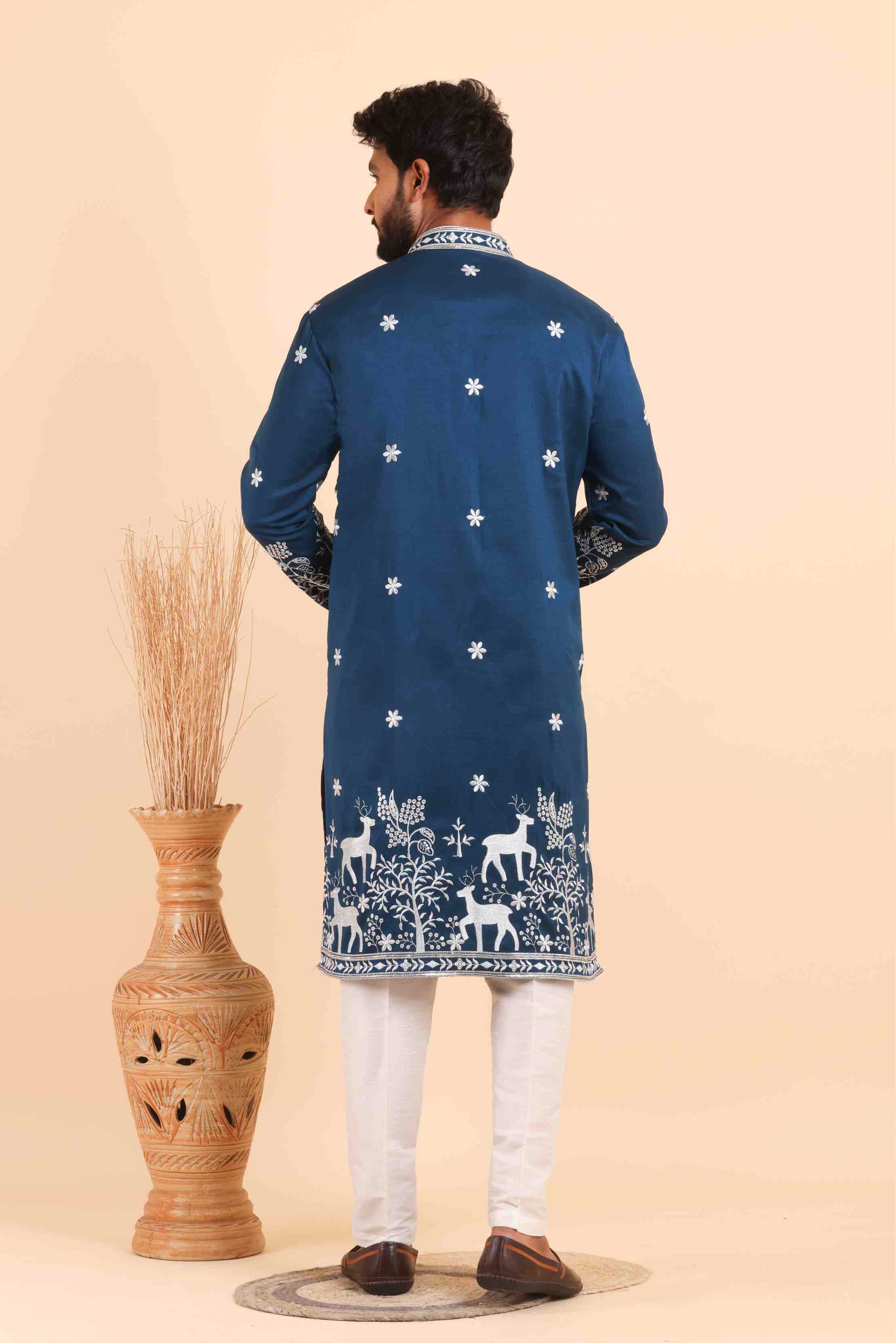 YNF Wholesale Silk Mens Kurtas  | Surat Manufacturer