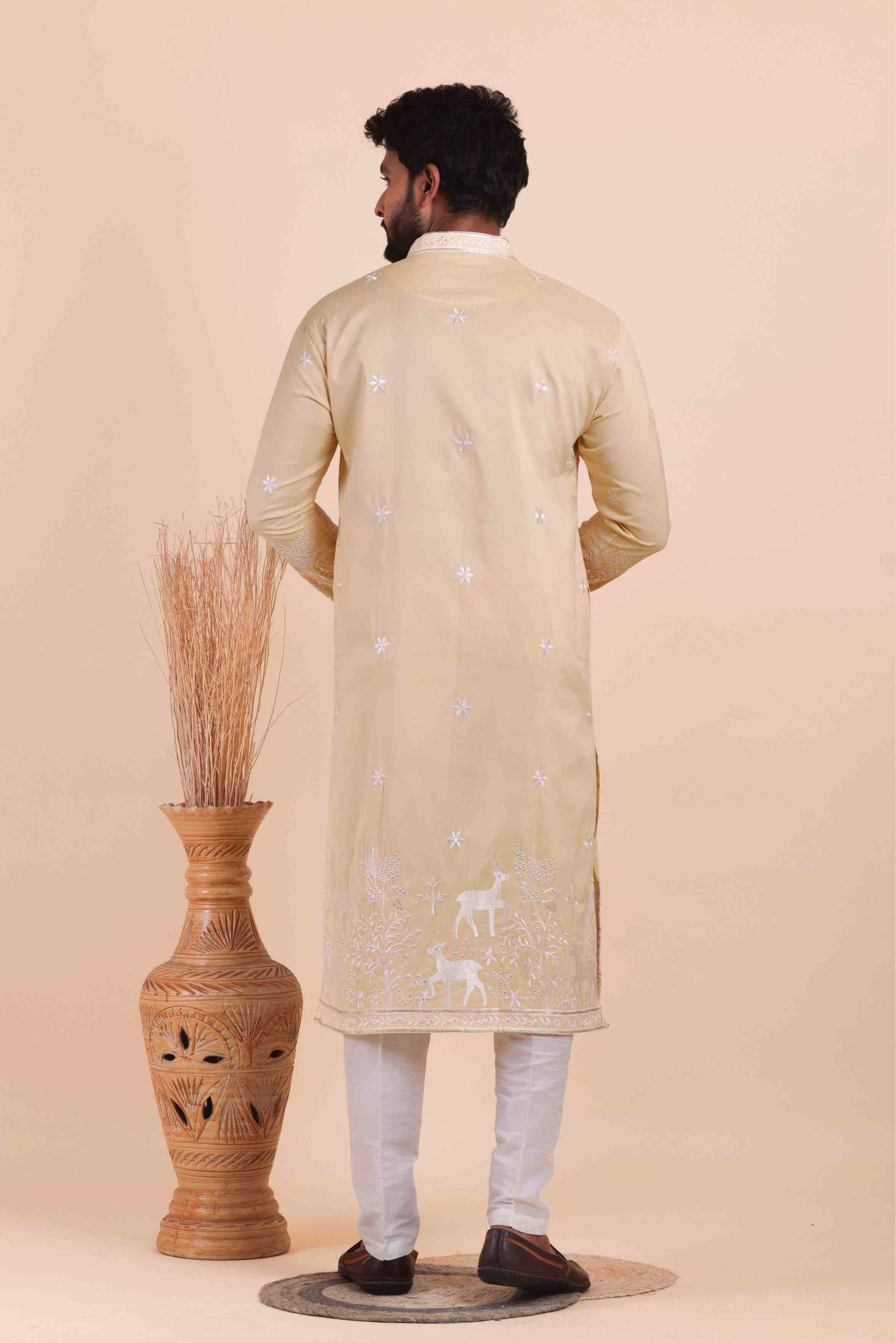 YNF Wholesale Silk Mens Kurtas  | Surat Manufacturer