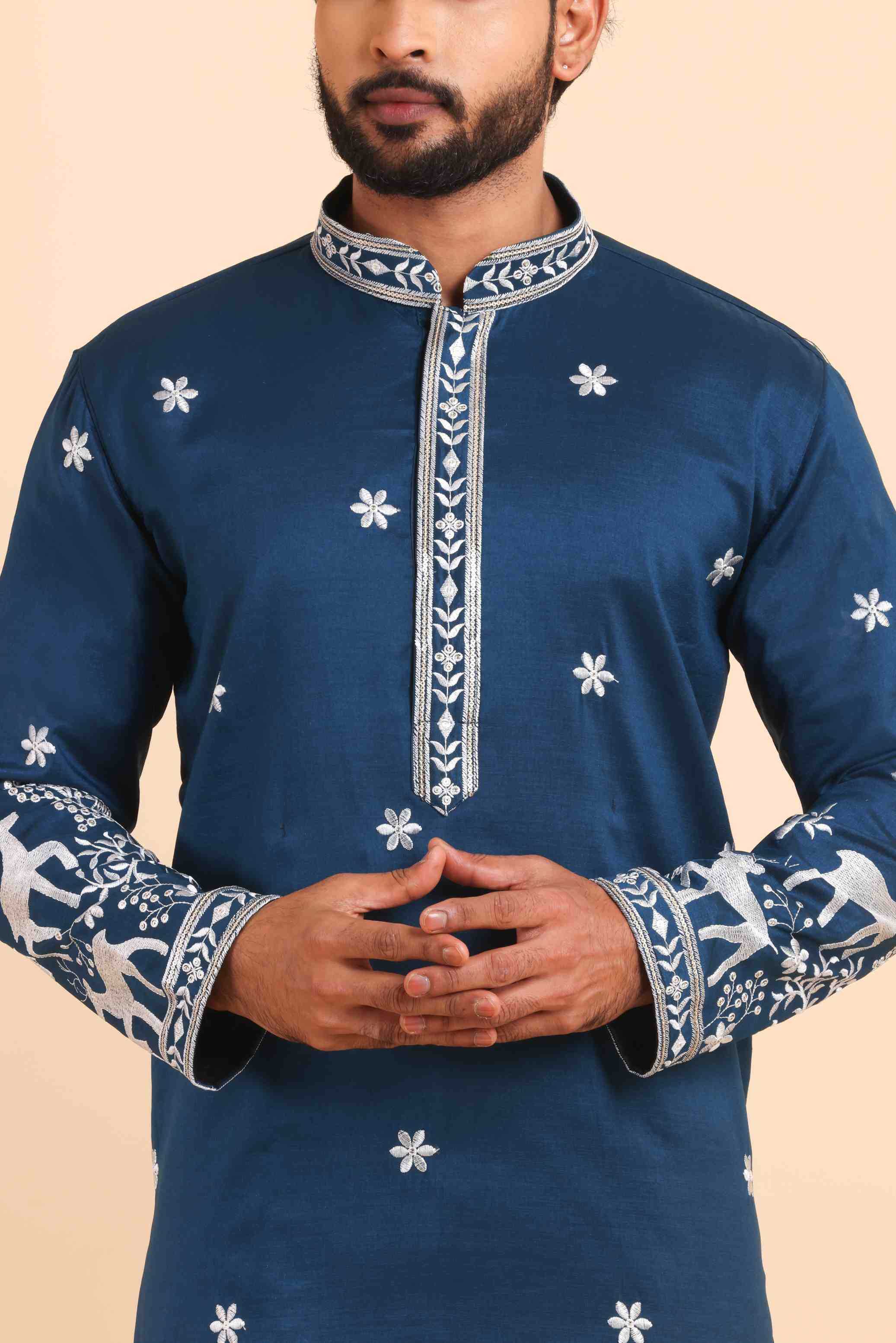 YNF Wholesale Silk Mens Kurtas  | Surat Manufacturer