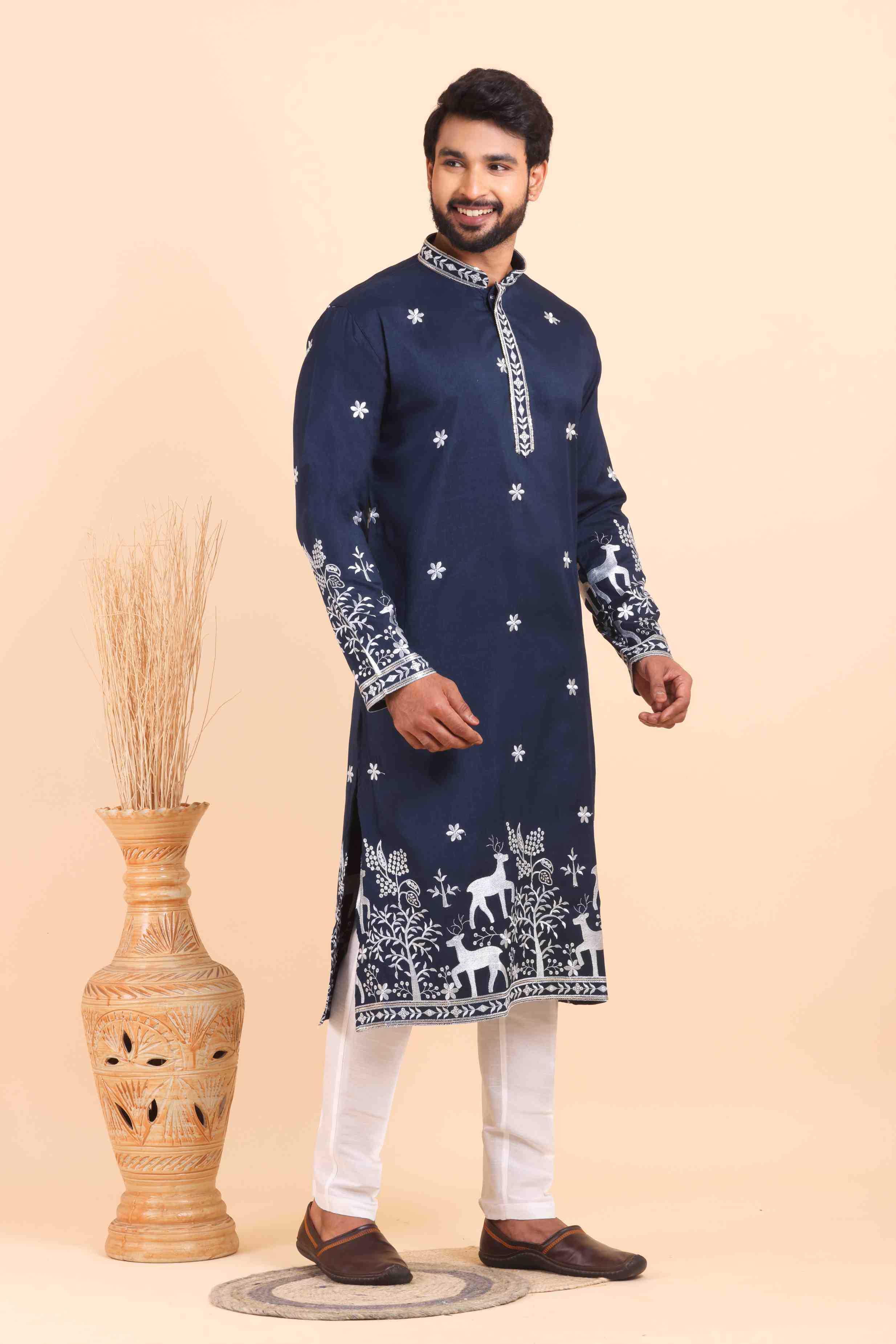 YNF Wholesale Silk Mens Kurtas  | Surat Manufacturer
