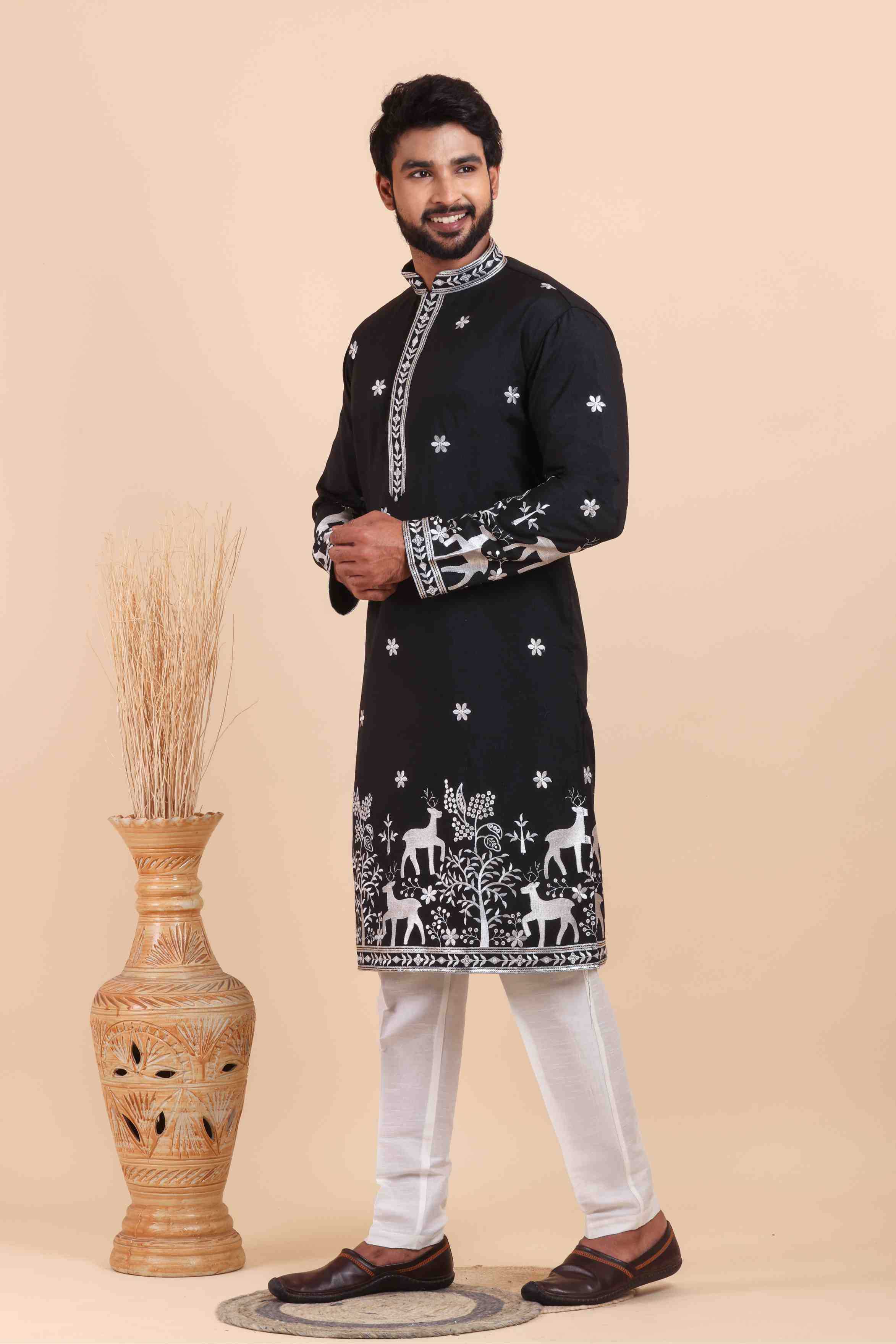 YNF Wholesale Silk Mens Kurtas  | Surat Manufacturer