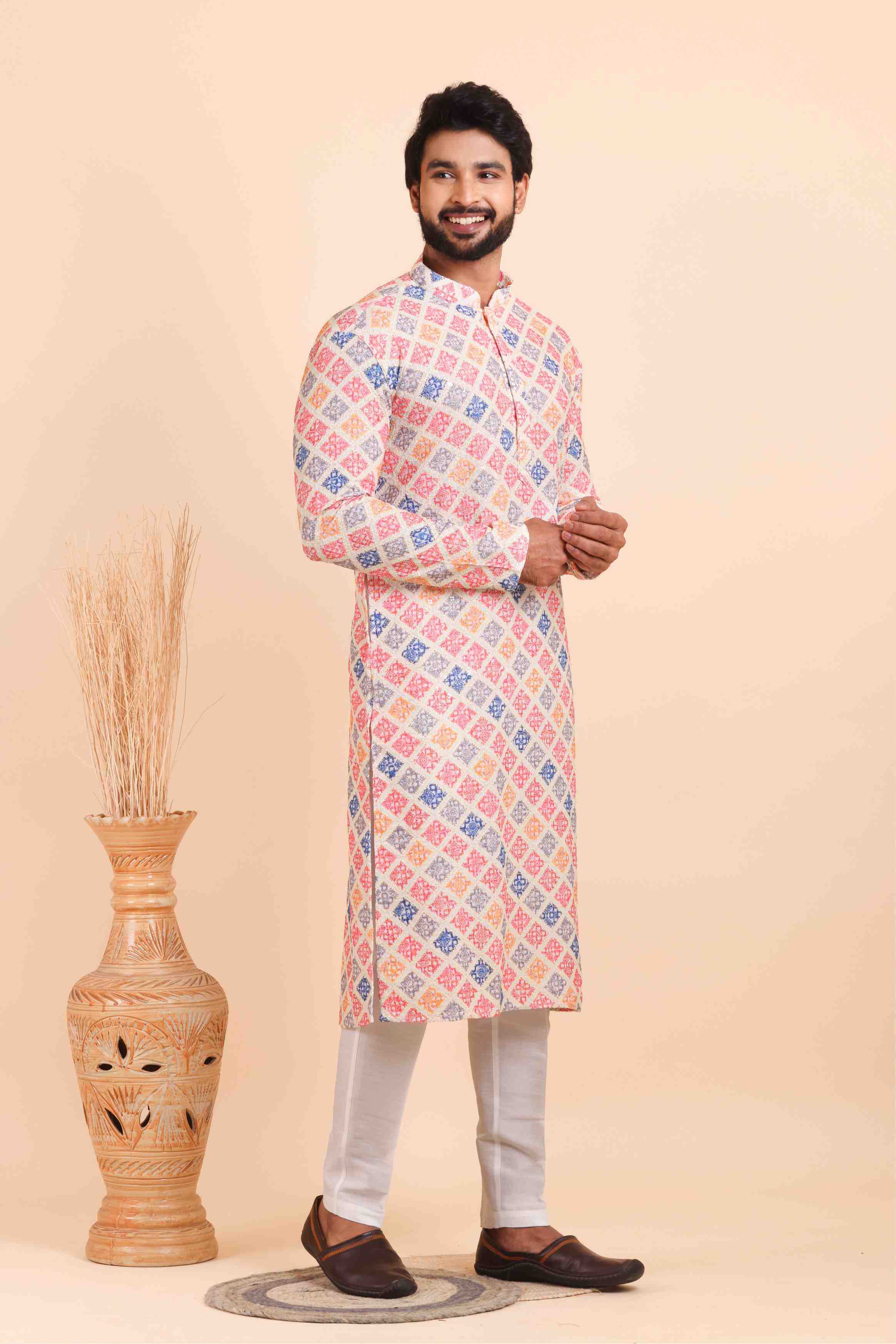 YNF Wholesale Viscose Mens Kurtas  | Surat Manufacturer