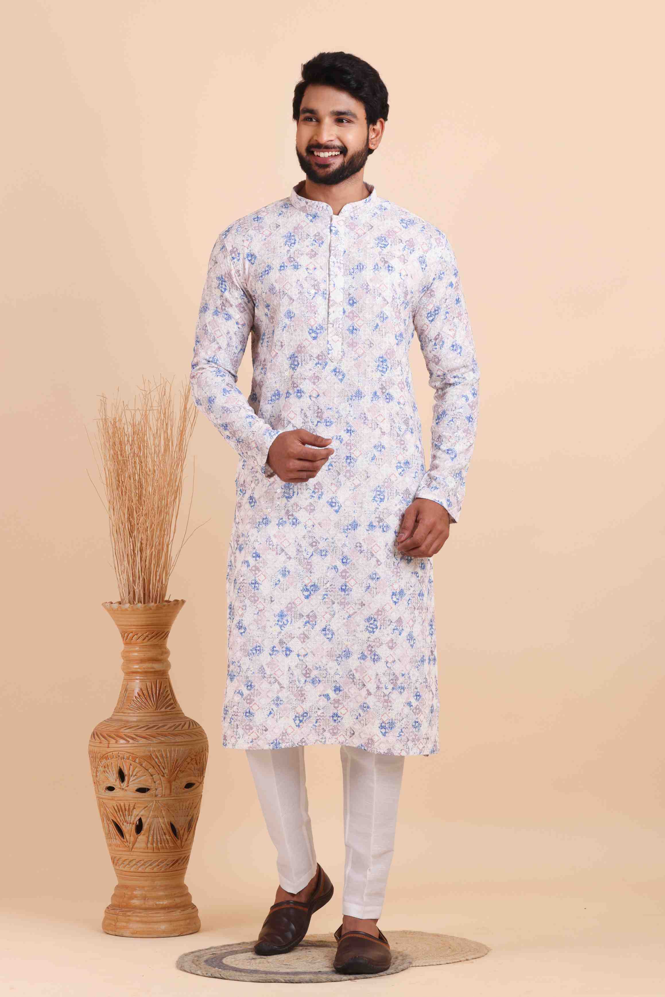 YNF Wholesale Viscose Mens Kurtas  | Surat Manufacturer