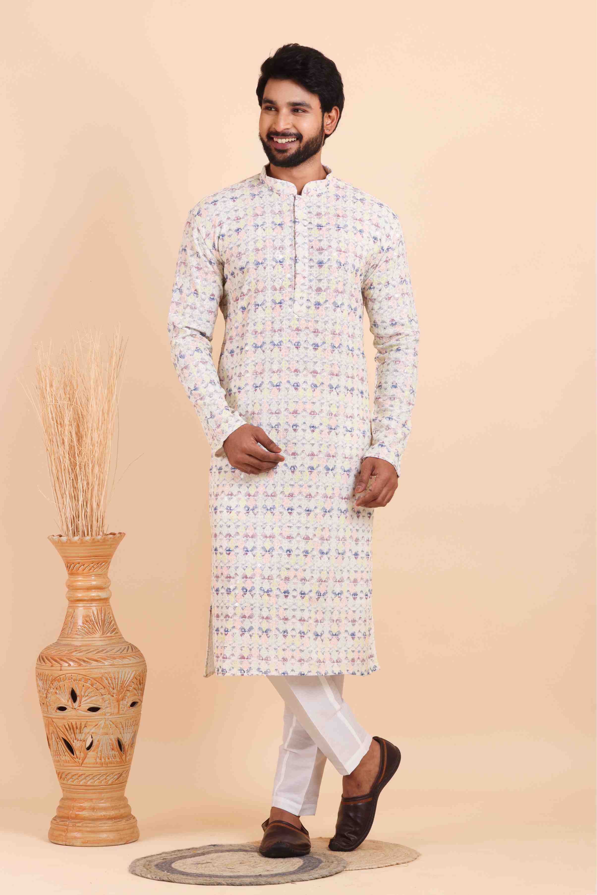 YNF Wholesale Viscose Mens Kurtas  | Surat Manufacturer