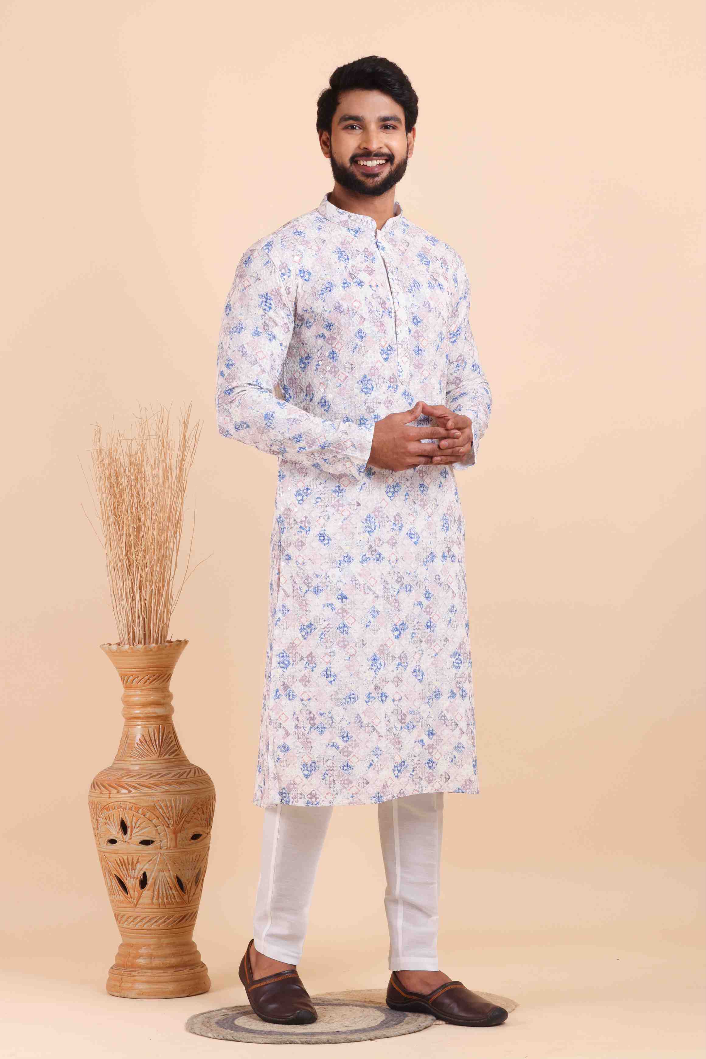 YNF Wholesale Viscose Mens Kurtas  | Surat Manufacturer