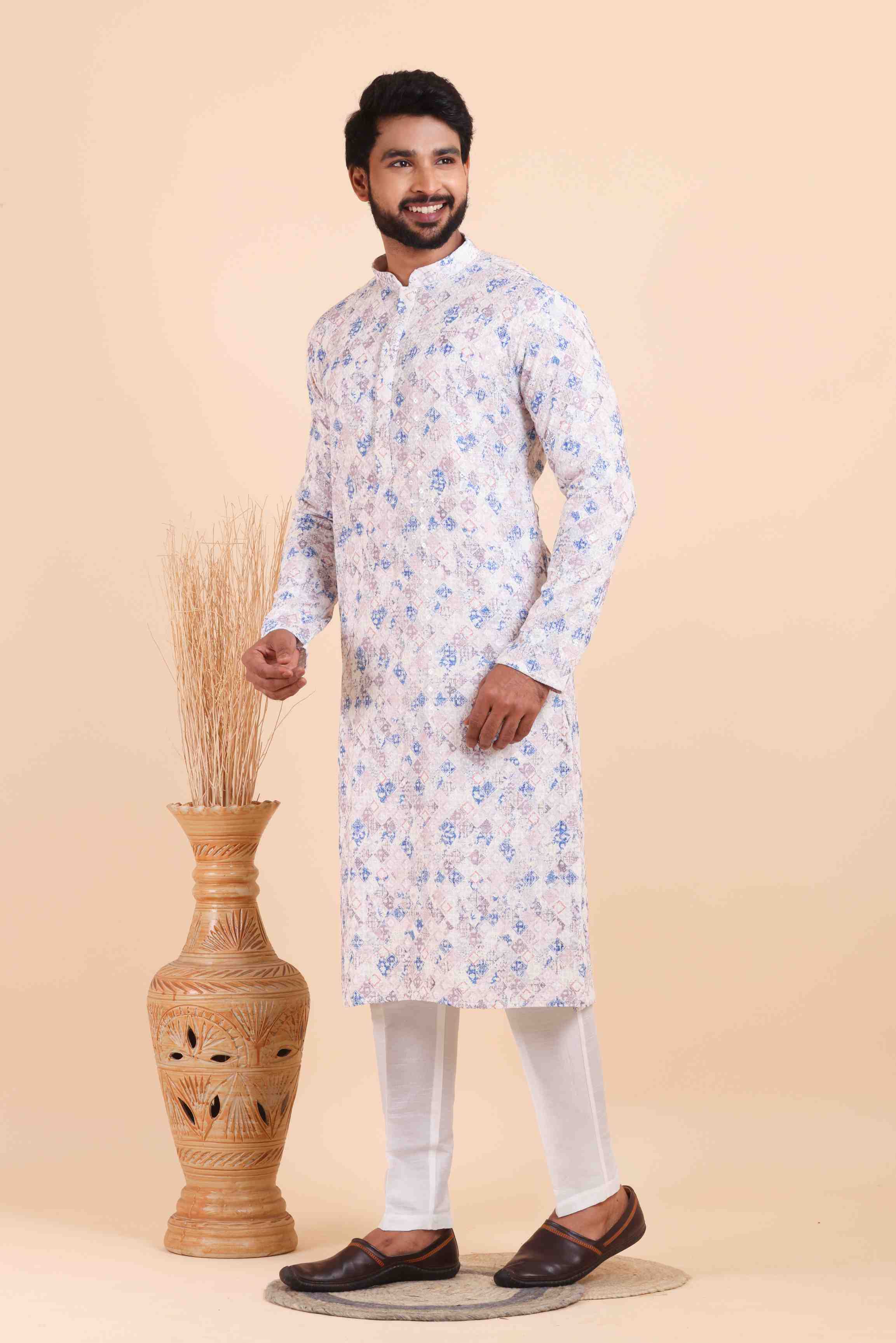 YNF Wholesale Viscose Mens Kurtas  | Surat Manufacturer