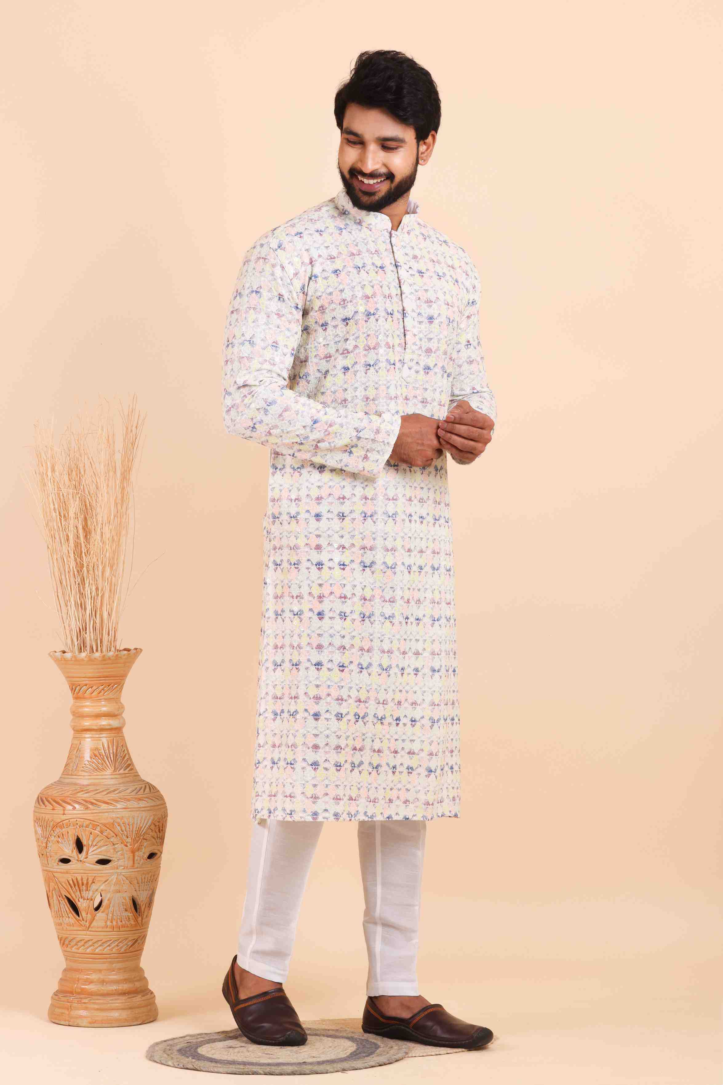 YNF Wholesale Viscose Mens Kurtas  | Surat Manufacturer