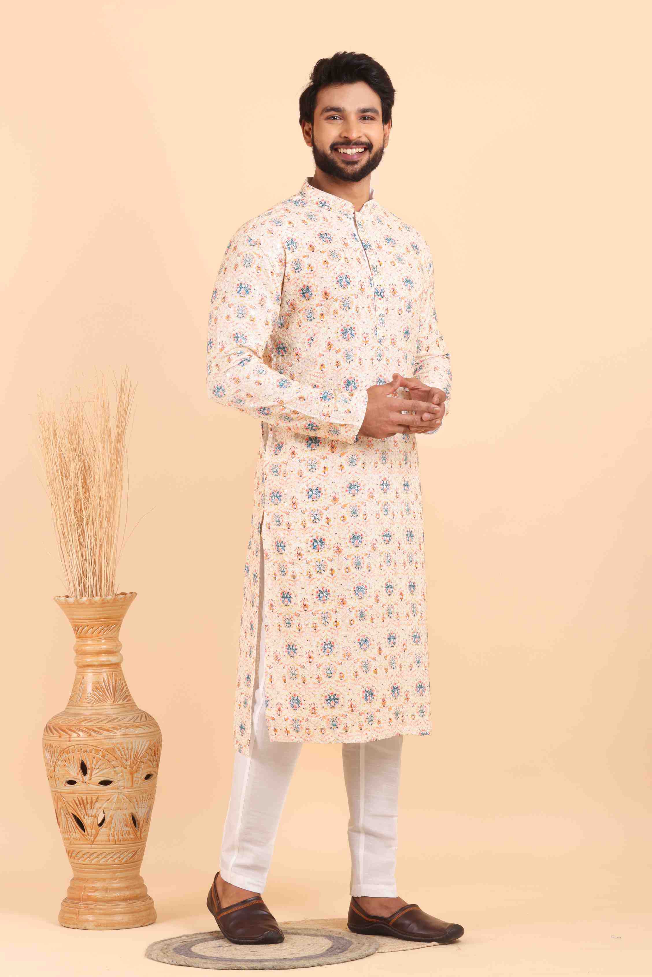 YNF Wholesale Viscose Mens Kurtas  | Surat Manufacturer
