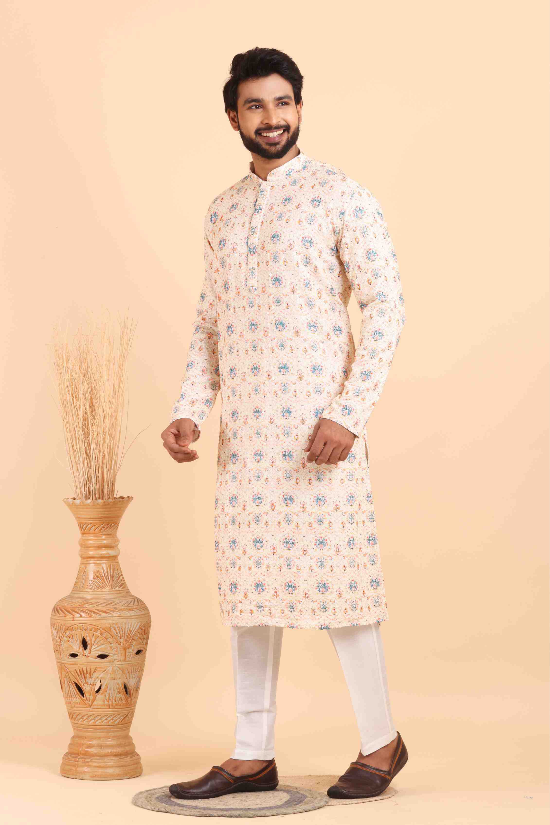 YNF Wholesale Viscose Mens Kurtas  | Surat Manufacturer