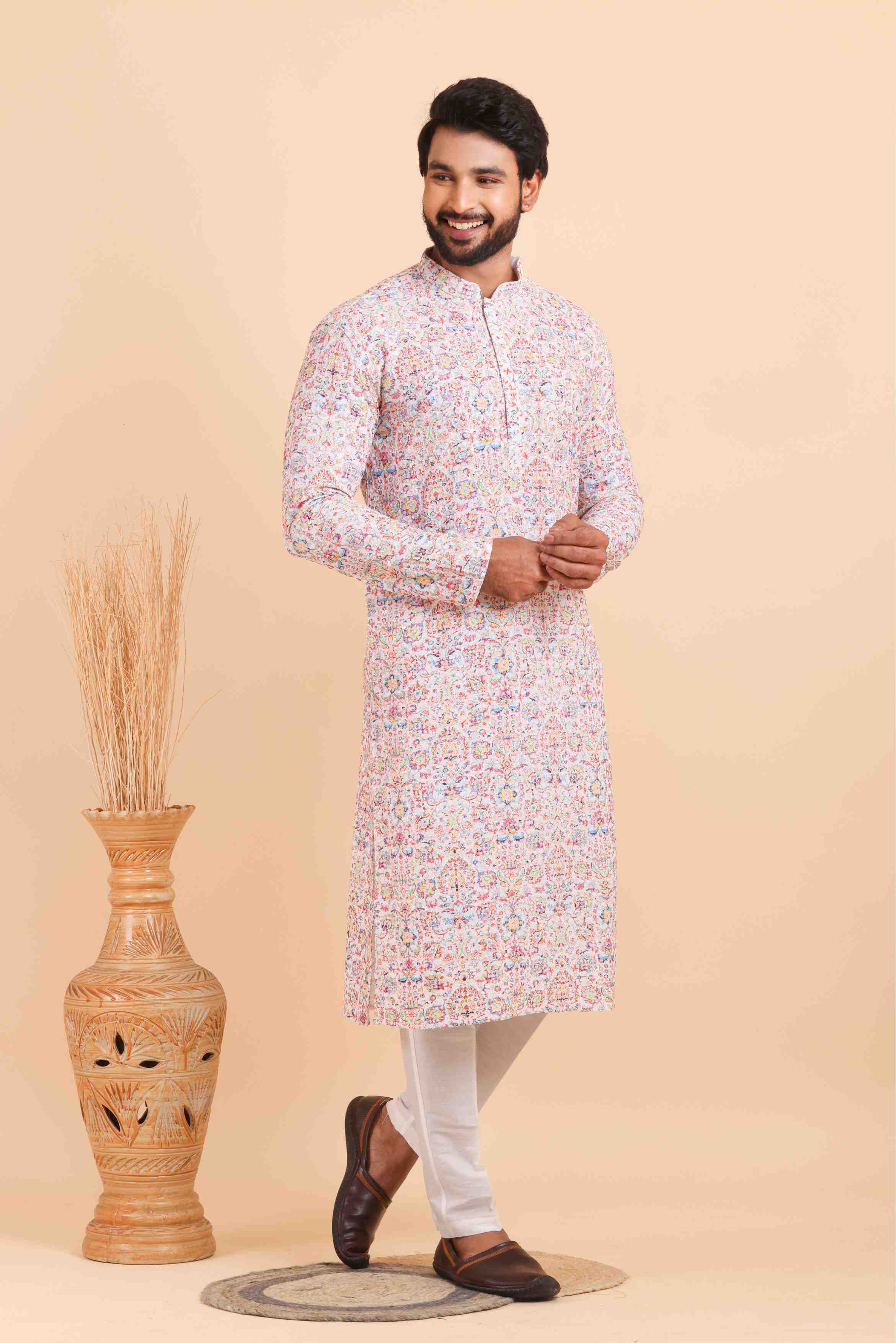 YNF Wholesale Viscose Mens Kurtas  | Surat Manufacturer