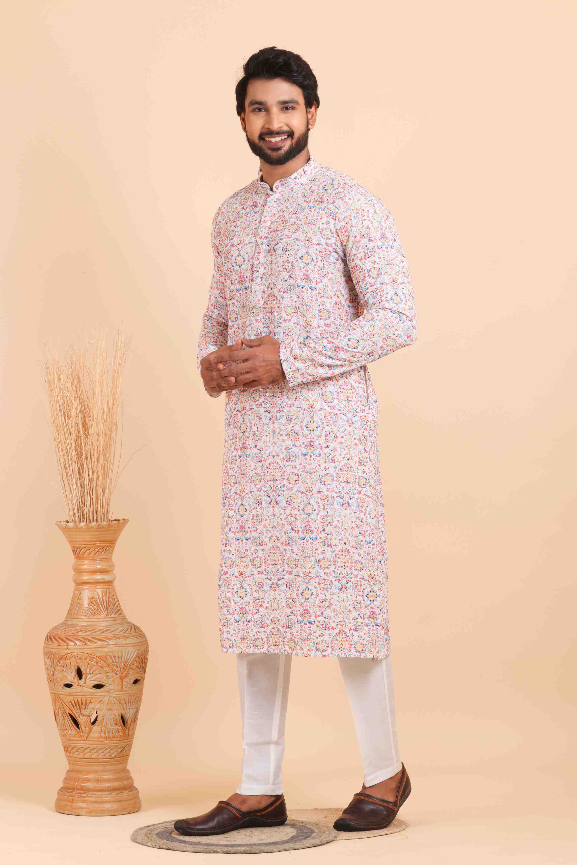 YNF Wholesale Viscose Mens Kurtas  | Surat Manufacturer